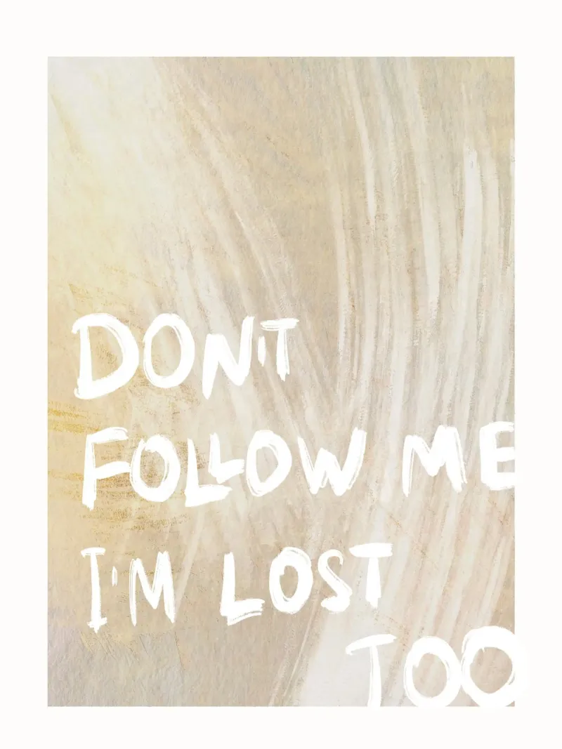 Don`t Follow Me tela da treechild