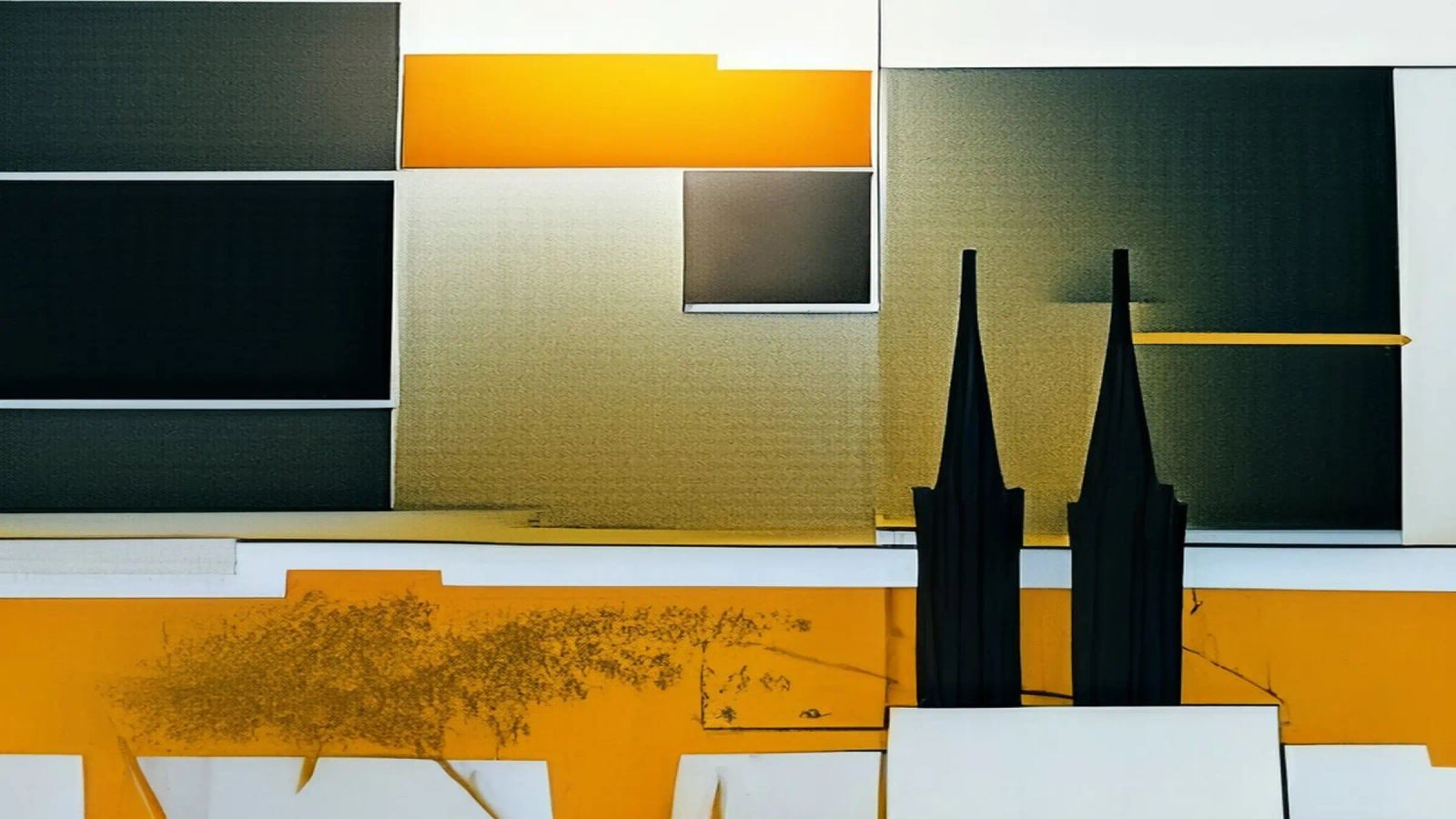 Blick auf Kölner Dom_3 Poster von Abstract Art by LK