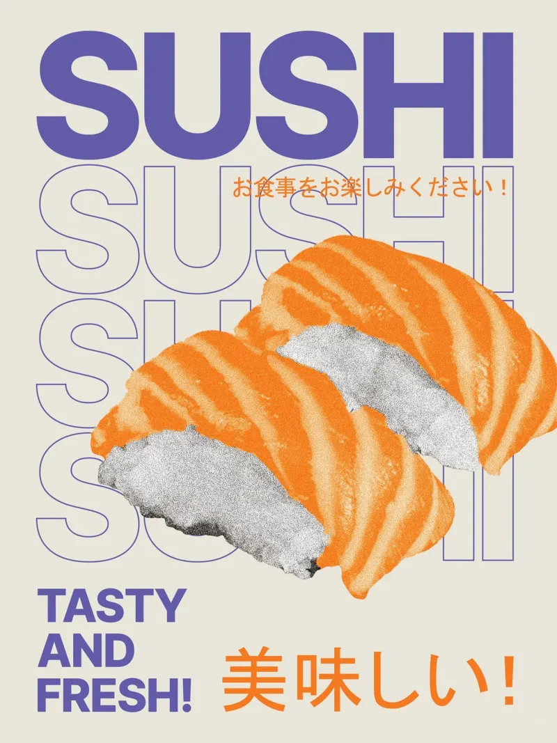 Sushi carta hahnemühle da OkleoStudio