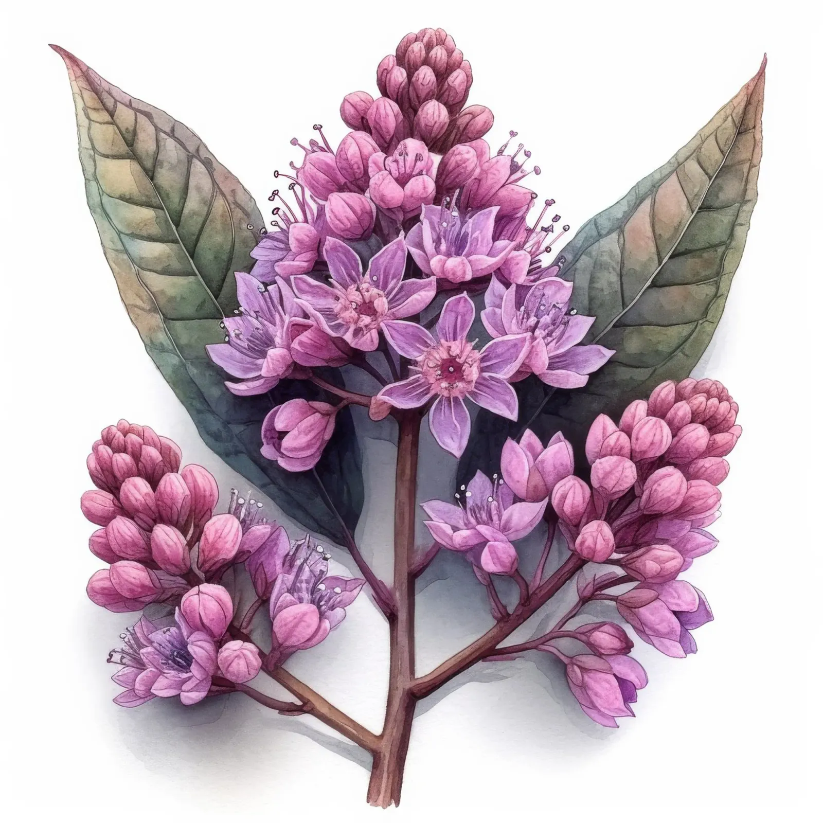 Joe Pye Weed Fiore 3 pellicola backlit da Bold Blooms