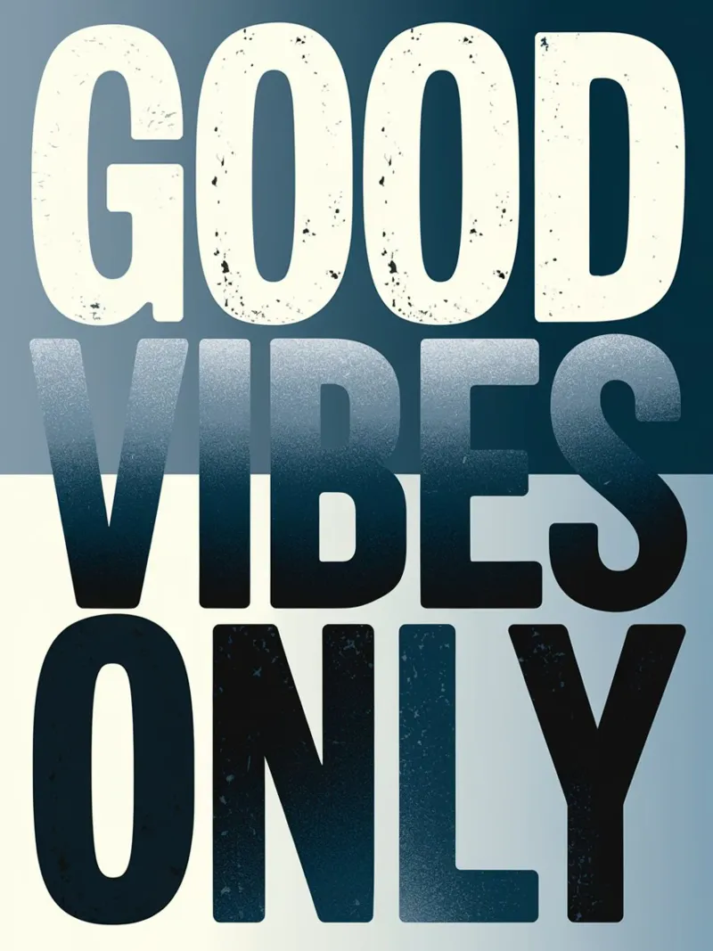Good Vibes Only canvas by logic