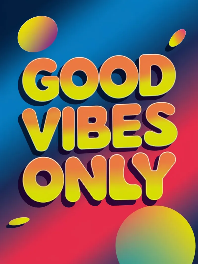 Good Vibes Only canvas by logic