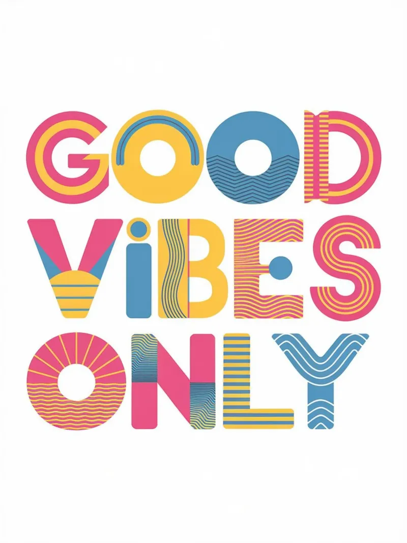 Good Vibes Only canvas by logic