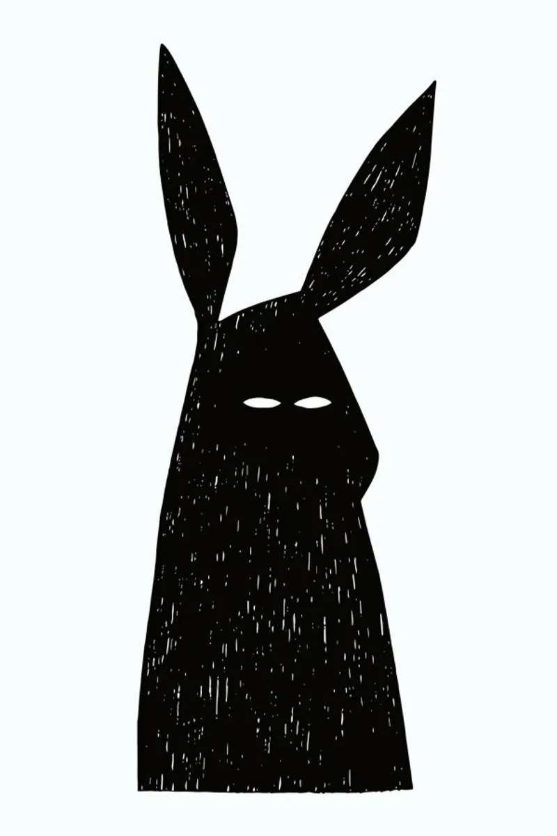 Rabbit pellicola backlit da Richard Hood