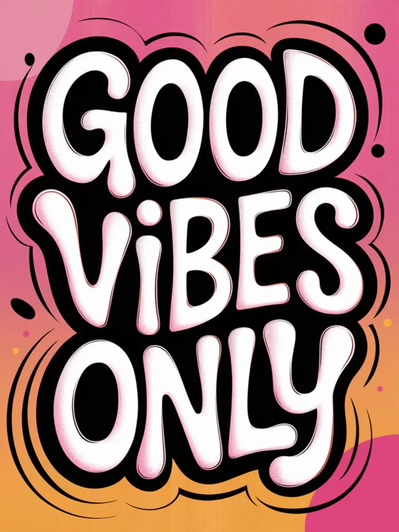 Good Vibes Only canvas by logic