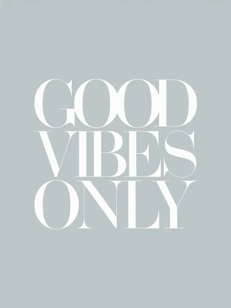 Good Vibes Only hahnemühle by logic