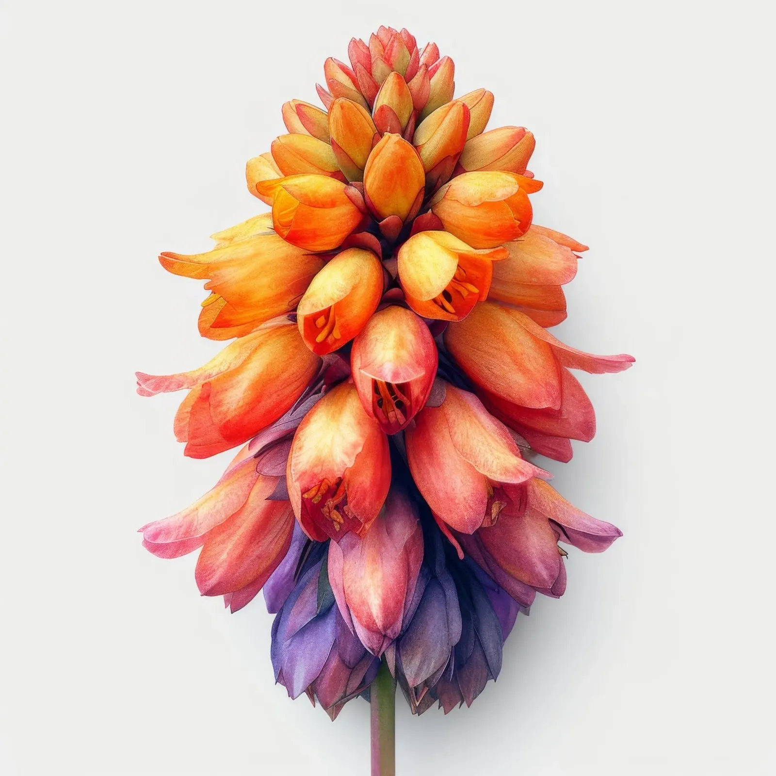 Fiore di Kniphofia 4 poster da Bold Blooms