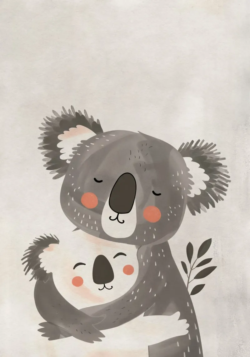 Boho Nursery 19 Koala pellicola backlit da Boho Print Collection