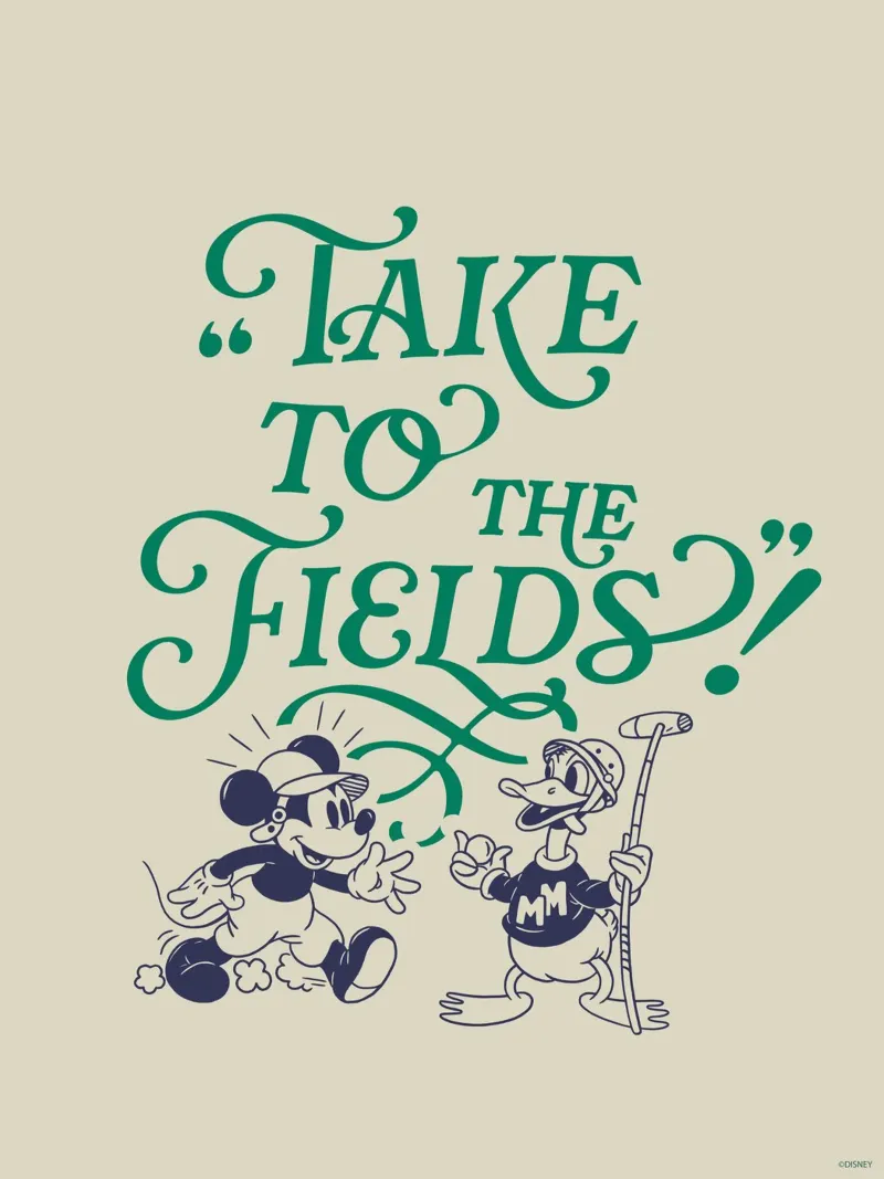 Mickey & Friends - Take to the fields canvas by Mickey Mouse
