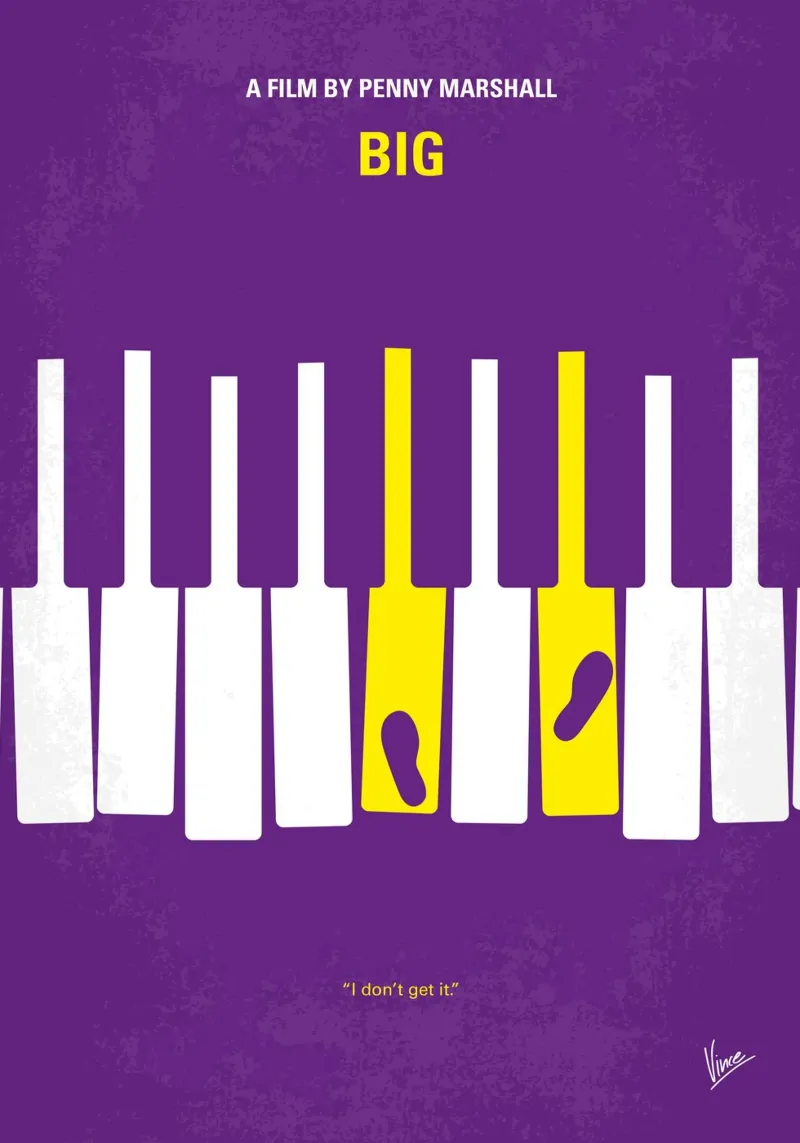 No1218 My Big minimal movie poster poster con telaio in plastica da Chungkong