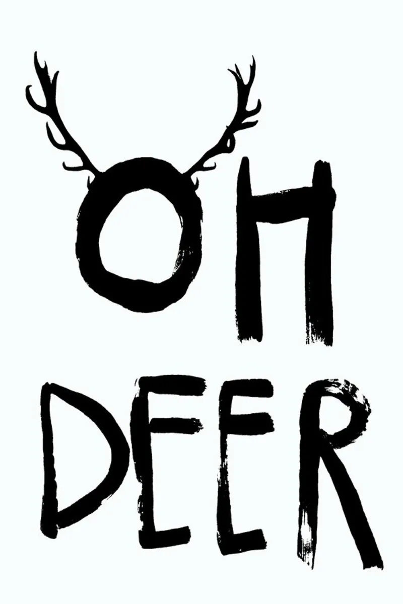 Oh Deer carta hahnemühle da treechild