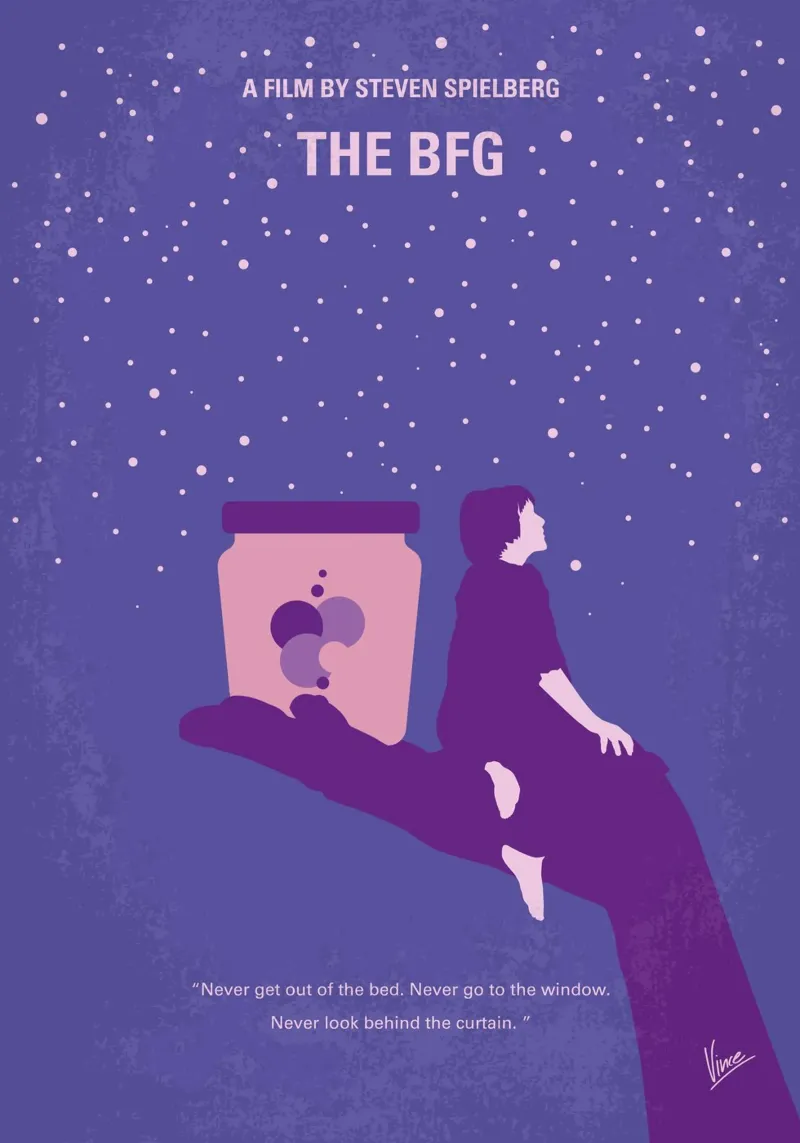 No1242 My The BFG minimal movie poster poster da Chungkong