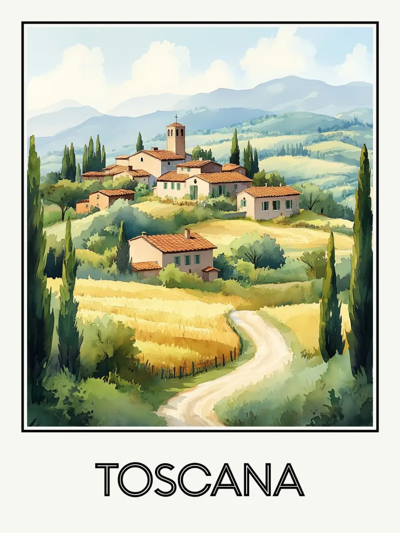 Toscane carta hahnemühle da Frame the World
