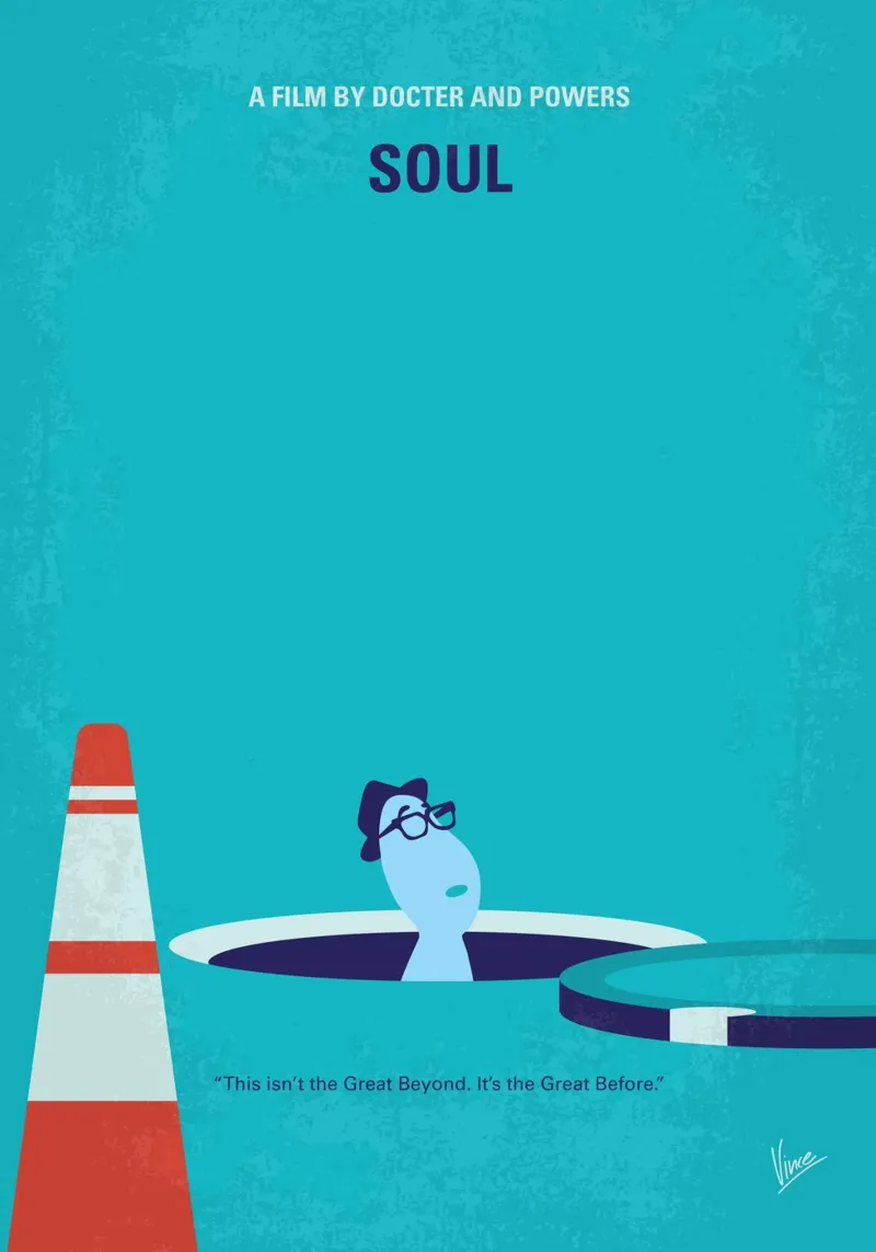 No1249 My Soul minimal movie poster backlit film by Chungkong
