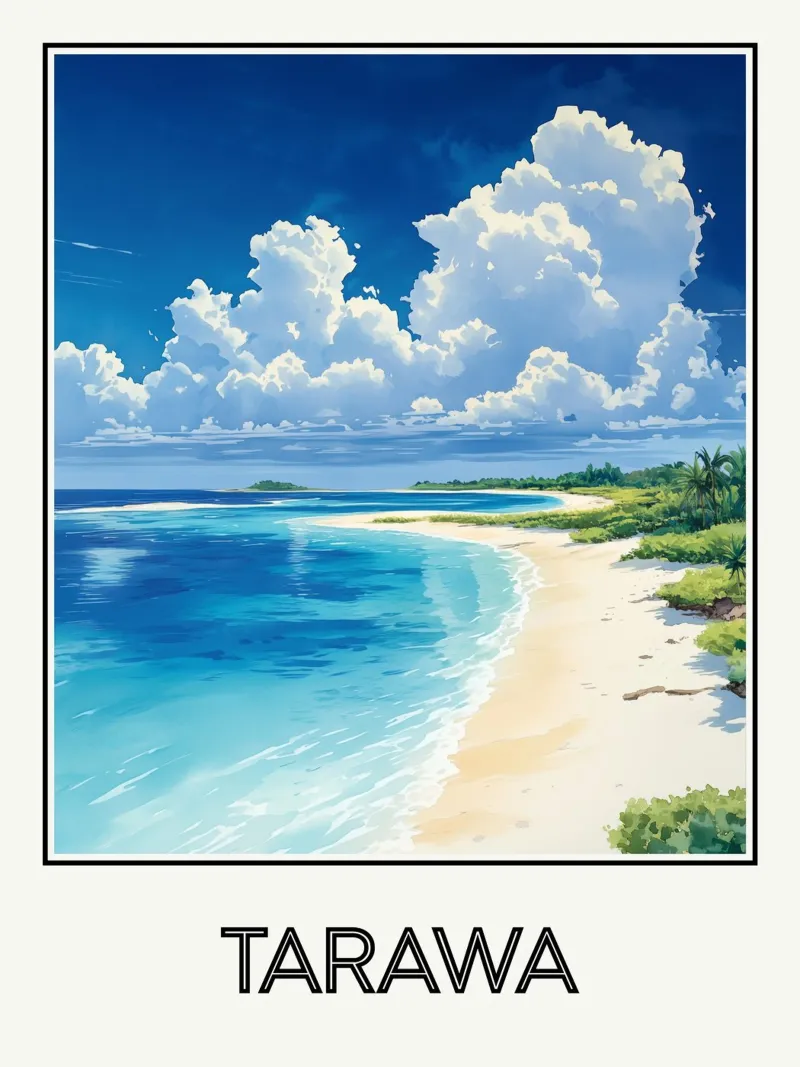 Tarawa plexiglass da Frame the World