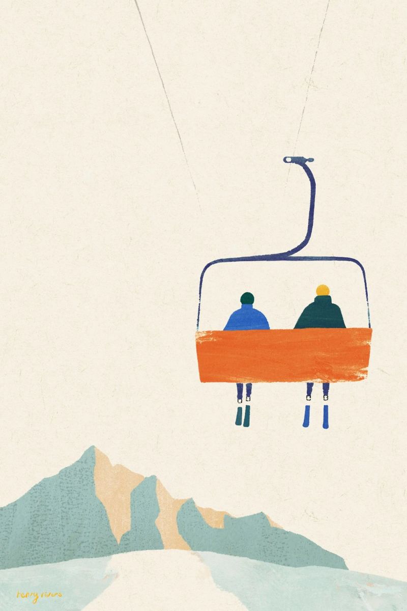 Skiausflug 2 Poster von Henry Rivers