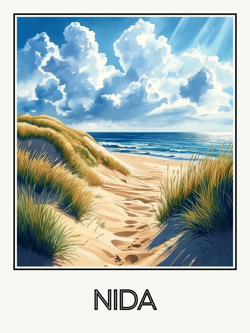 Nida poster da Frame the World