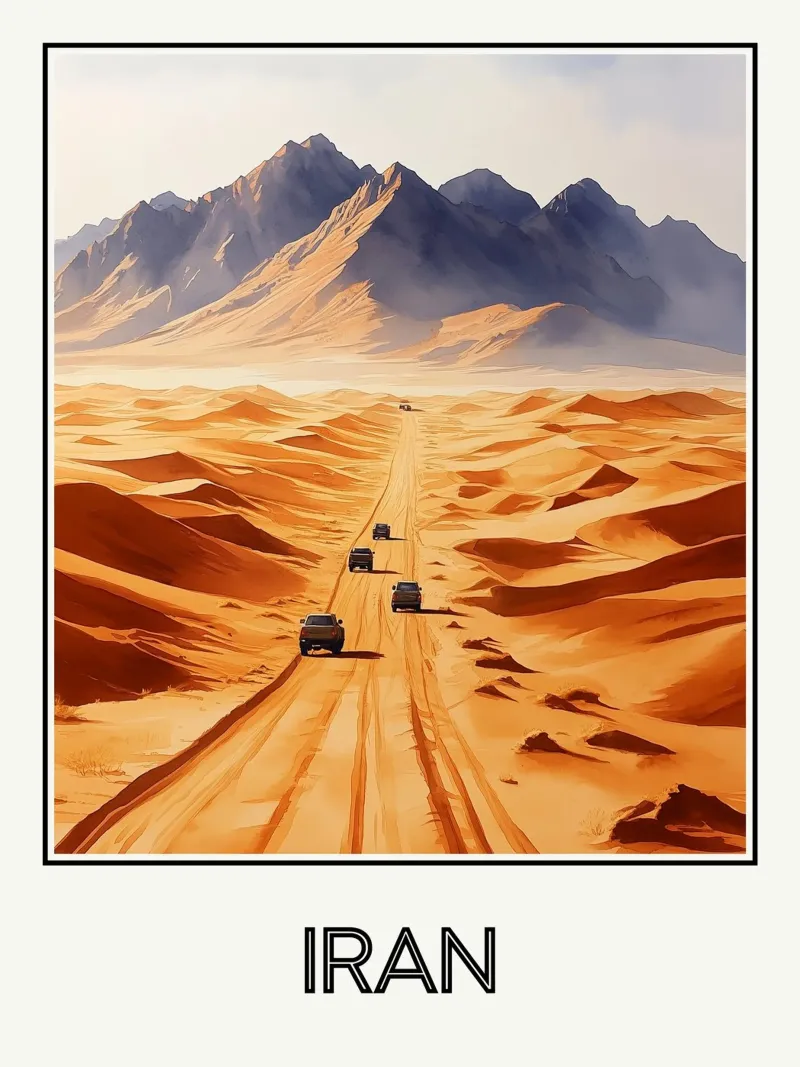 Iran poster da Frame the World
