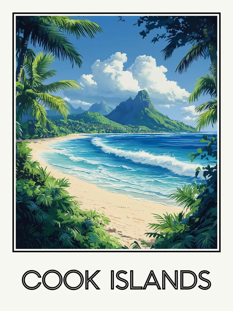 Isole Cook poster da Frame the World