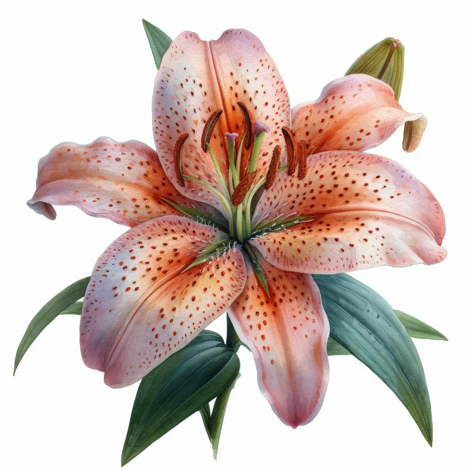 Fiore di giglio 4 carta hahnemühle da Bold Blooms