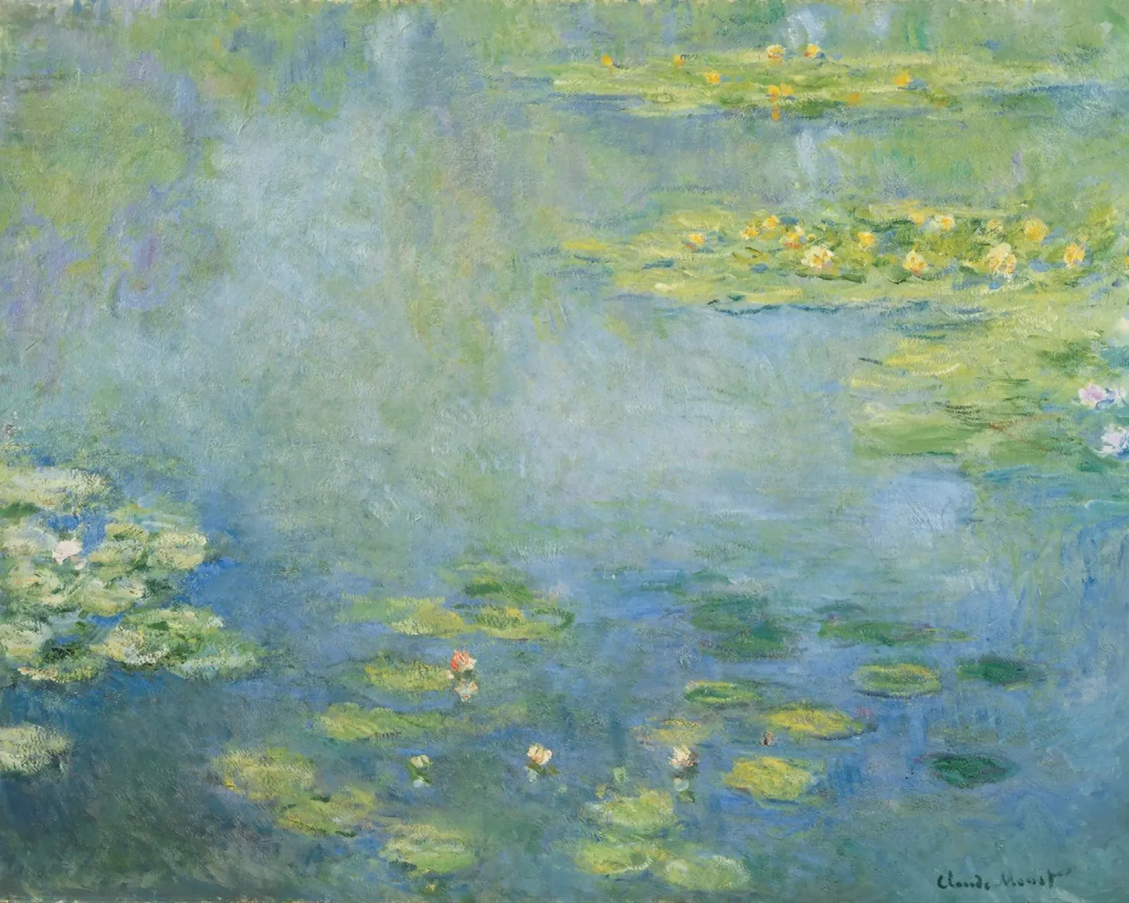 Claude Monet - Ninfee pellicola backlit da Timeless Artworks