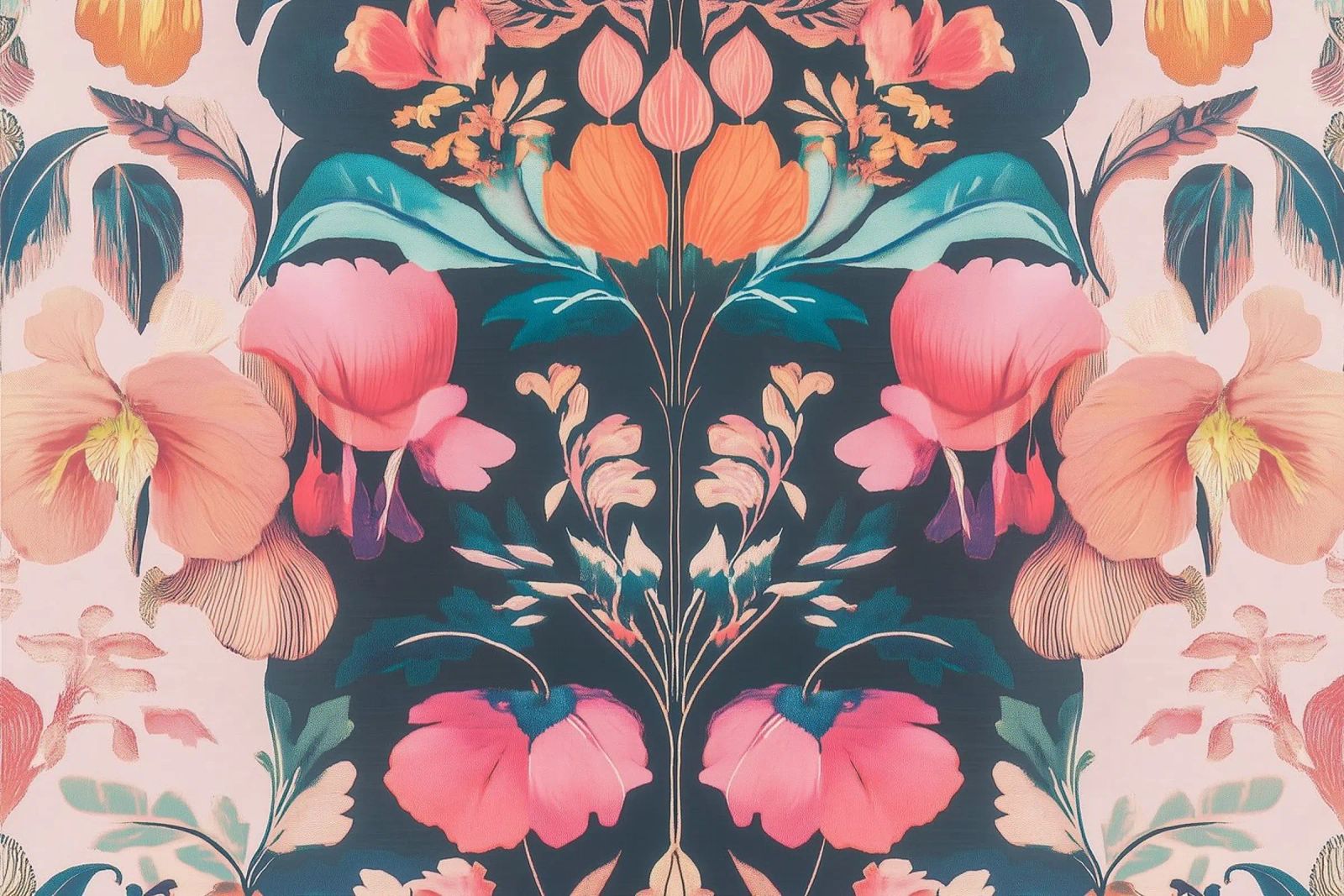 William Morris Splendore di fiori in pastello plexiglass da Carinaprint