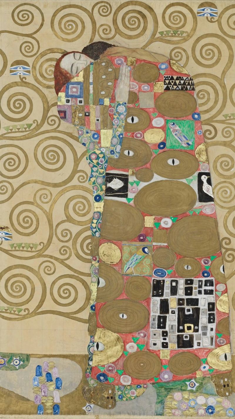 Gustav Klimt - The Embrace poster by Timeless Artworks