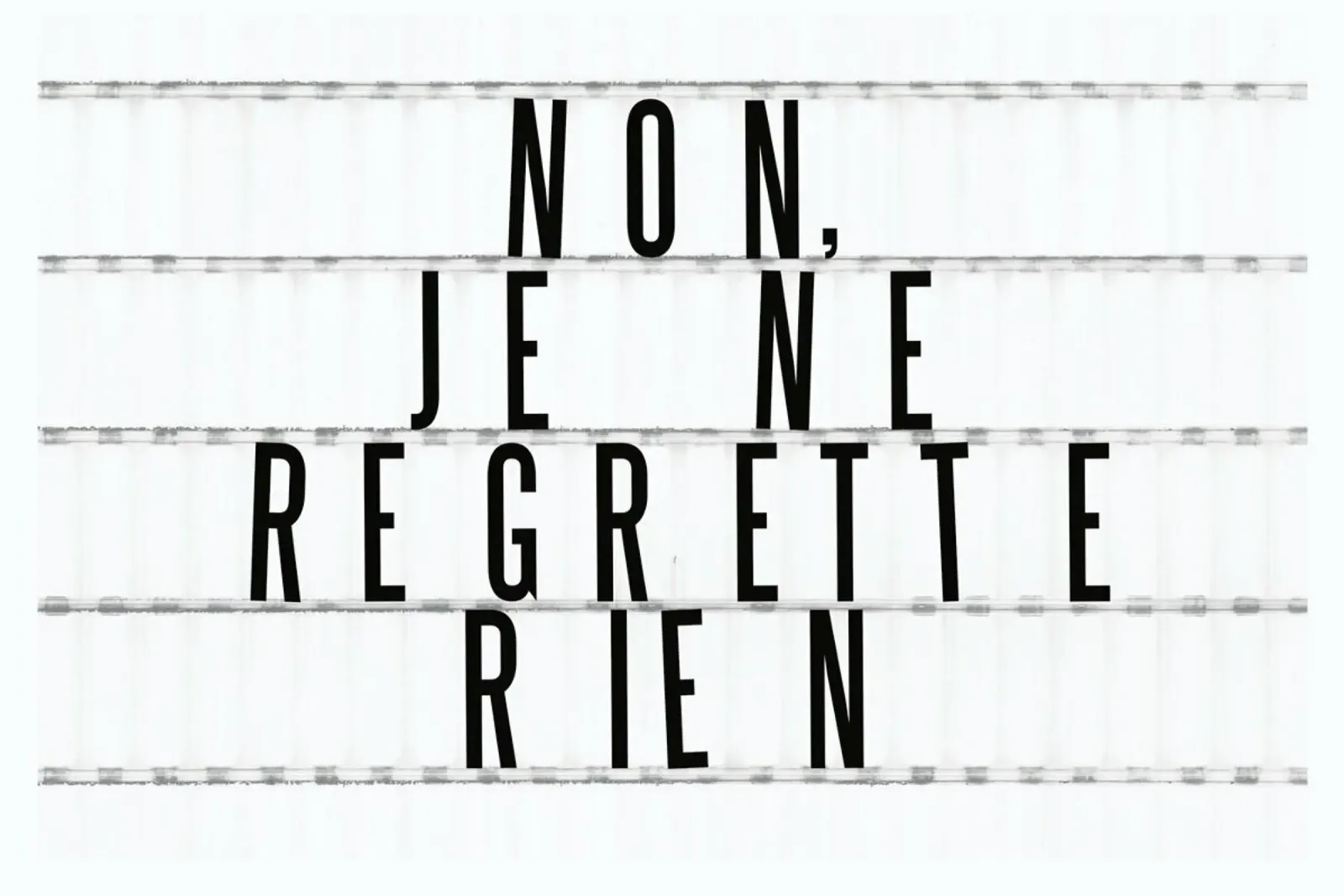 Cinema No. 11 poster con telaio in alluminio da typealive