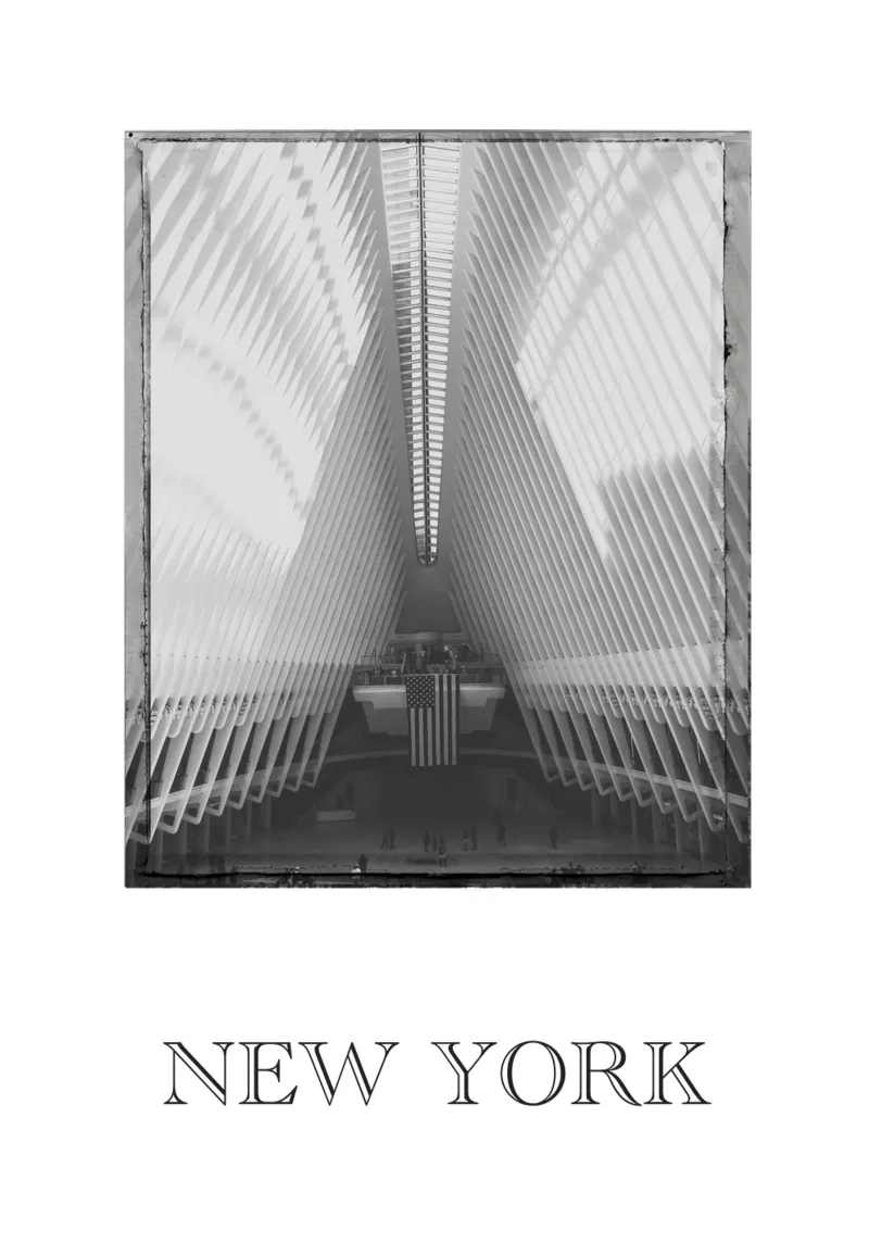 NEW YORK oculus pellicola backlit da Flo Klein