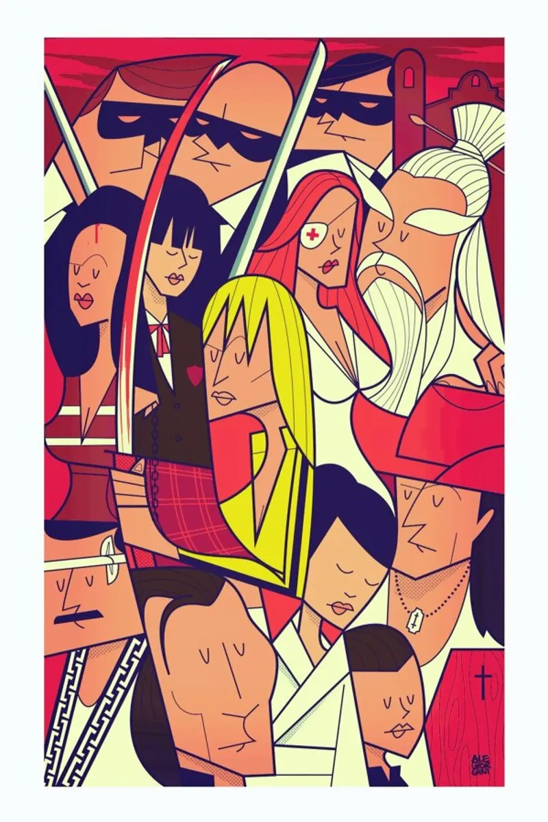 Hattori Hanzo pellicola backlit da Ale Giorgini