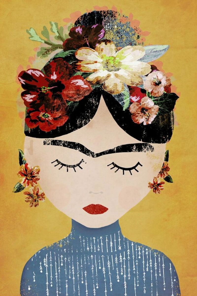 Frida (Yellow) alluminio dibond da treechild