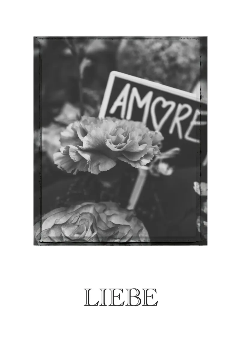 AMORE carta hahnemühle da Flo Klein