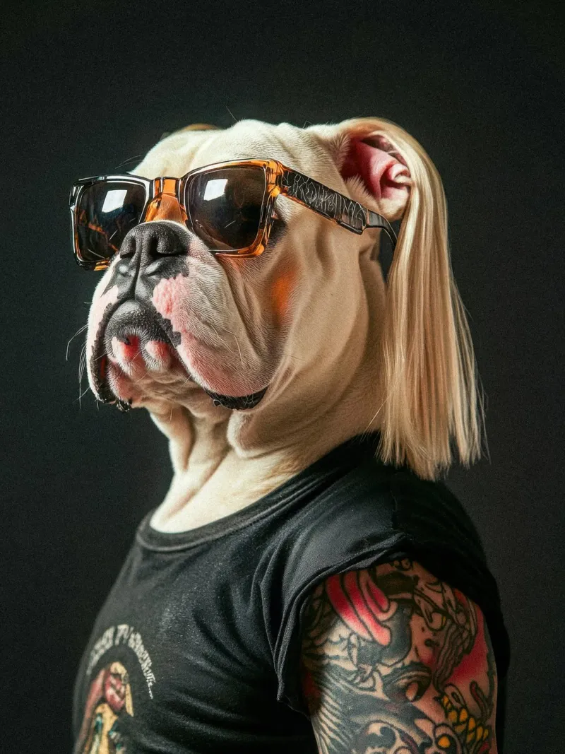 Axel pellicola backlit da Affiches Chien Originales – Dogland