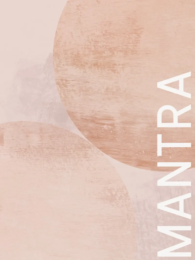 Mantra poster con telaio in alluminio da treechild