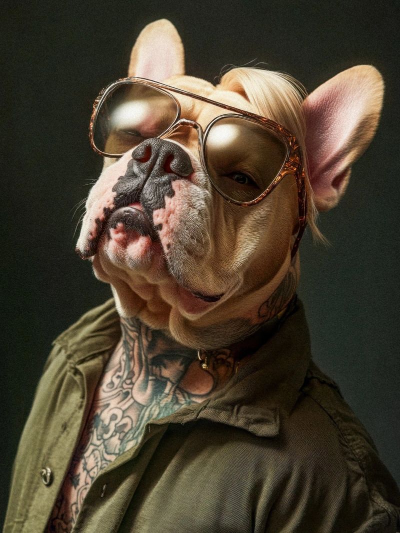 Lorenzo pellicola backlit da Affiches Chien Originales – Dogland