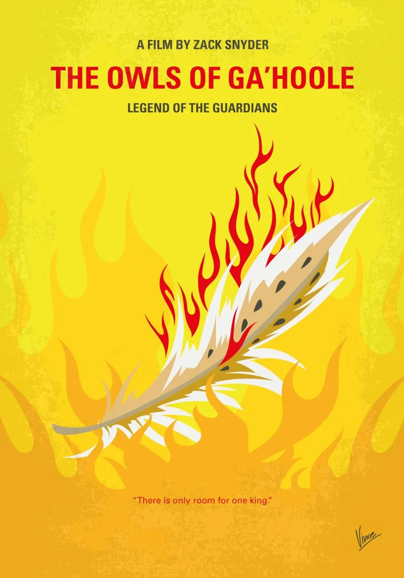 No1276 My Legend of the Guardians minimal movie poster poster con telaio in alluminio da Chungkong
