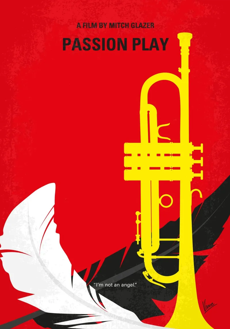 No1280 My Passion Play minimal movie poster poster con telaio in legno da Chungkong