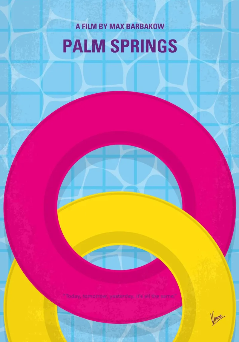 No1282 My Palm Springs minimal movie poster poster da Chungkong