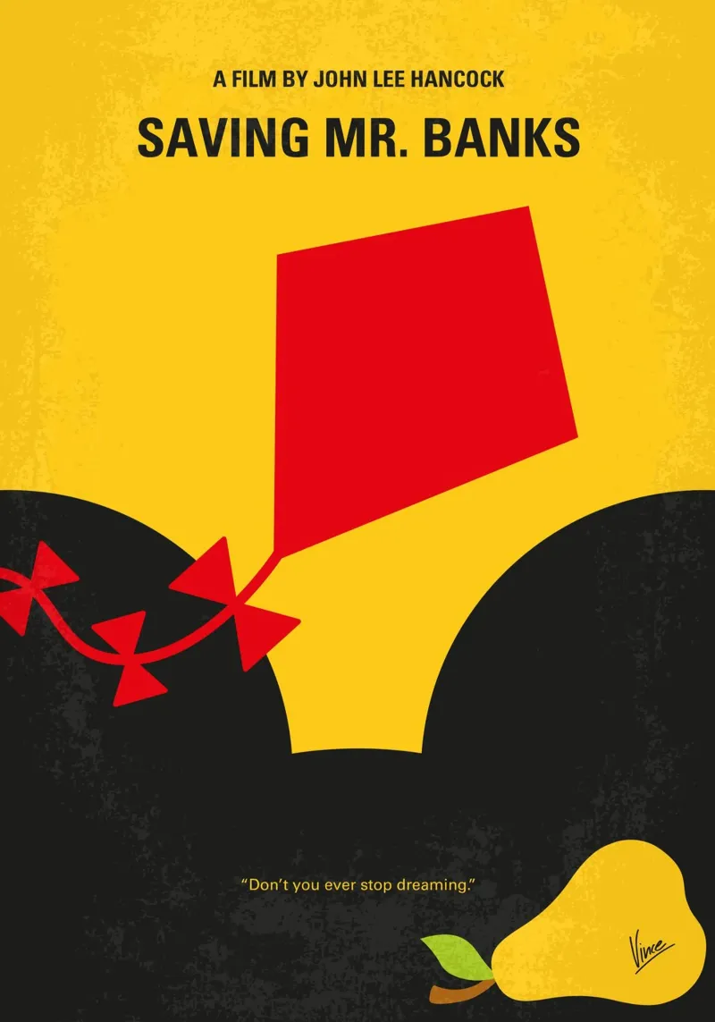No1285 My Saving Mr Banks minimal movie poster plexiglass da Chungkong