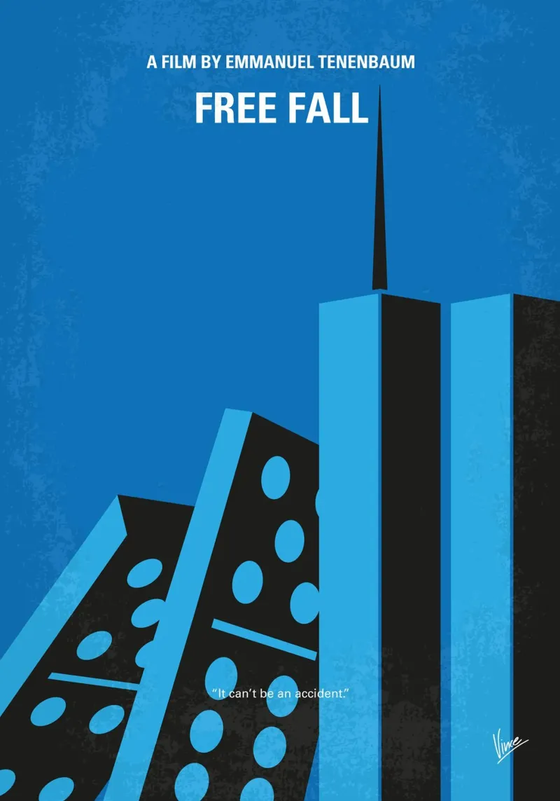 No1295 My Free Fall minimal movie poster poster da Chungkong