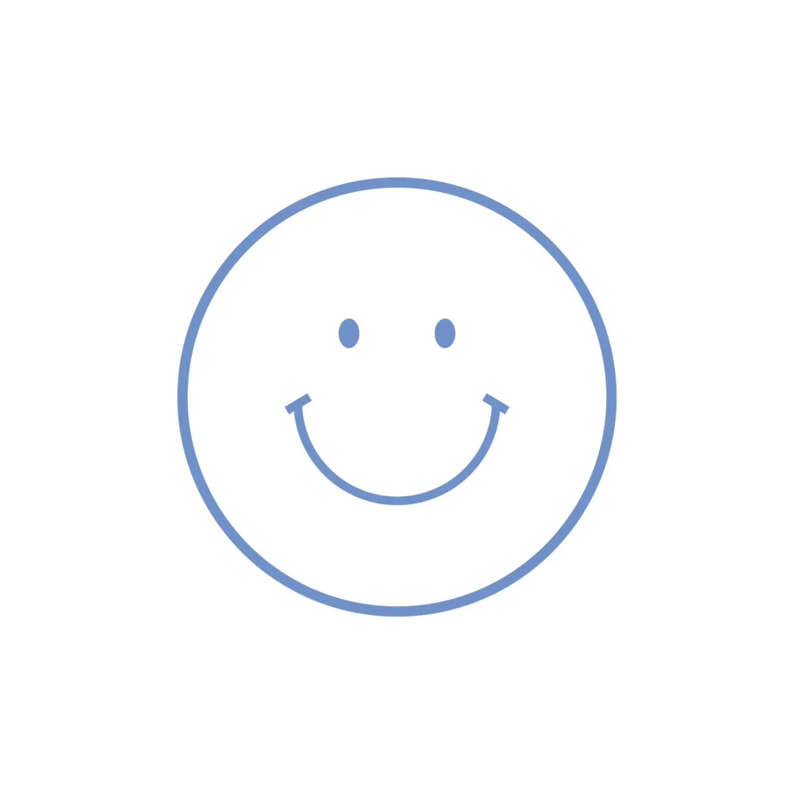 Sourire bleu poster de janamossmann