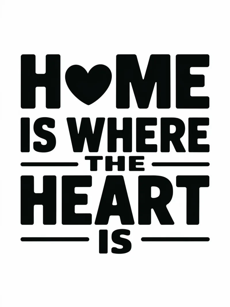 HOME is where the HEART is hahnemühle by logic