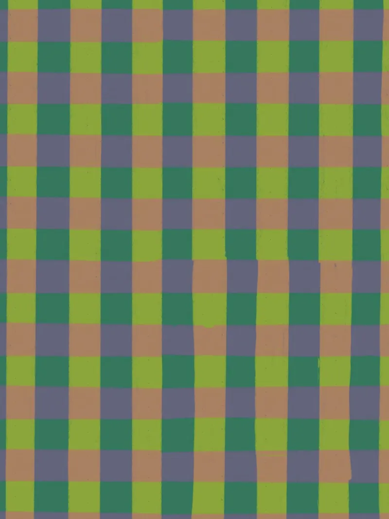 Green gingham pellicola backlit da GigiRosado