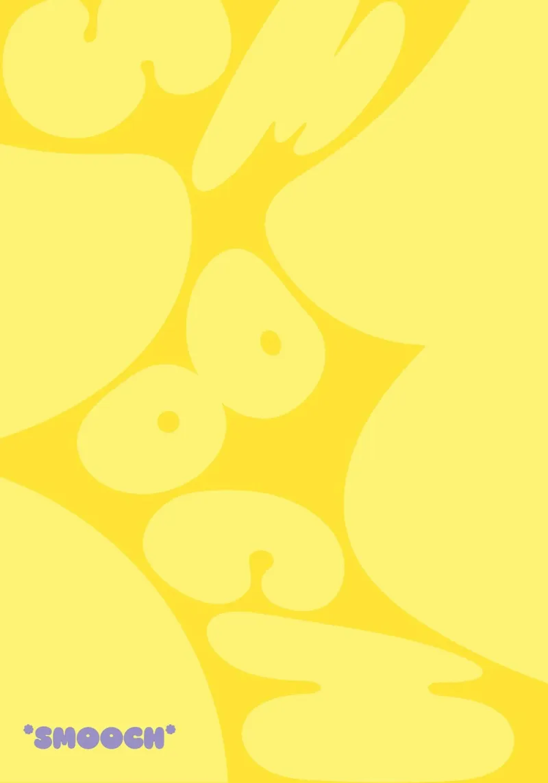 smooch yellow plexiglas de Laura Saggau
