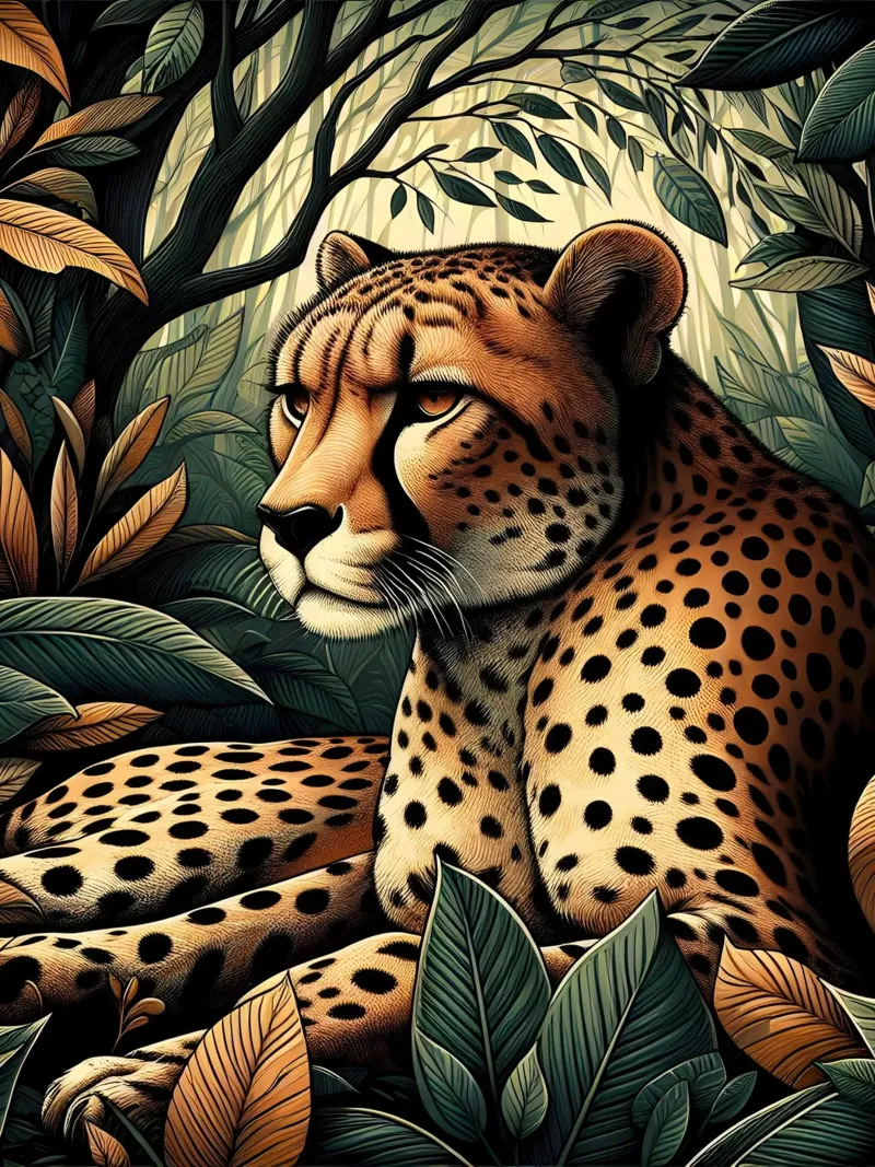 CHEETAH hahnemühle by ARTOMATIC