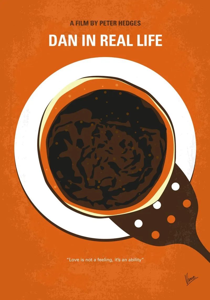 No1309 My Dan in Real Life minimal movie poster pellicola backlit da Chungkong