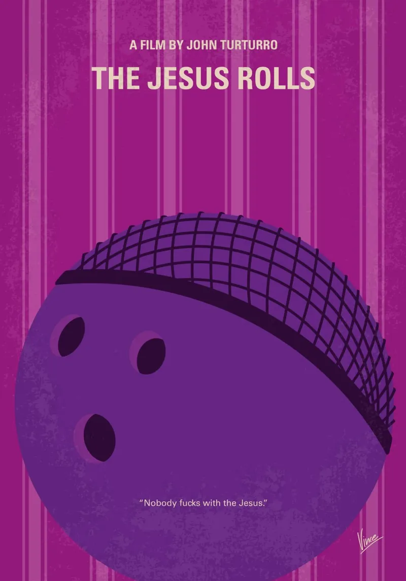 No1315 My The Jesus Rolls minimal movie poster plexiglass da Chungkong