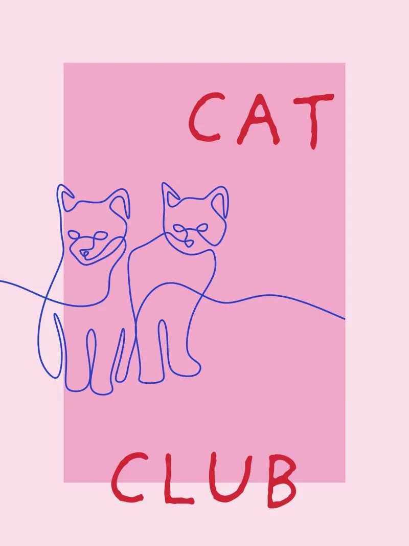 Cat Club hahnemühle by Lotta Cat Design