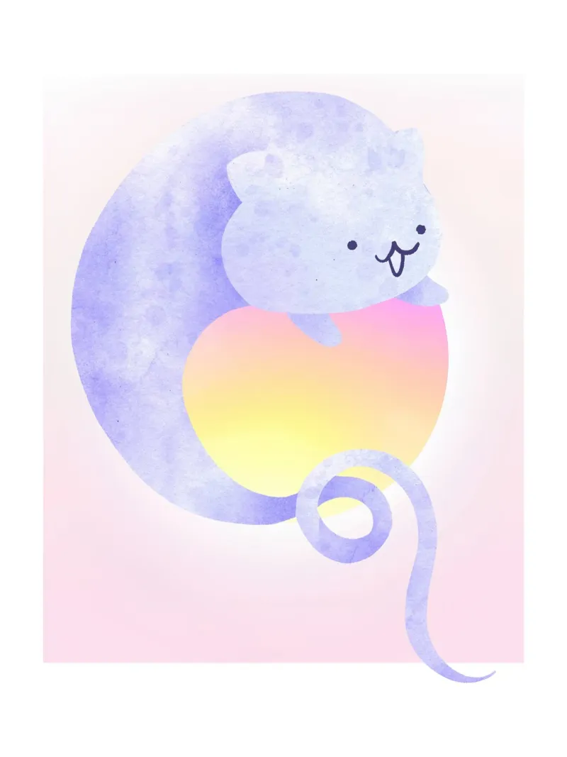 The Cat Ghost plexiglass da Lotta Cat Design