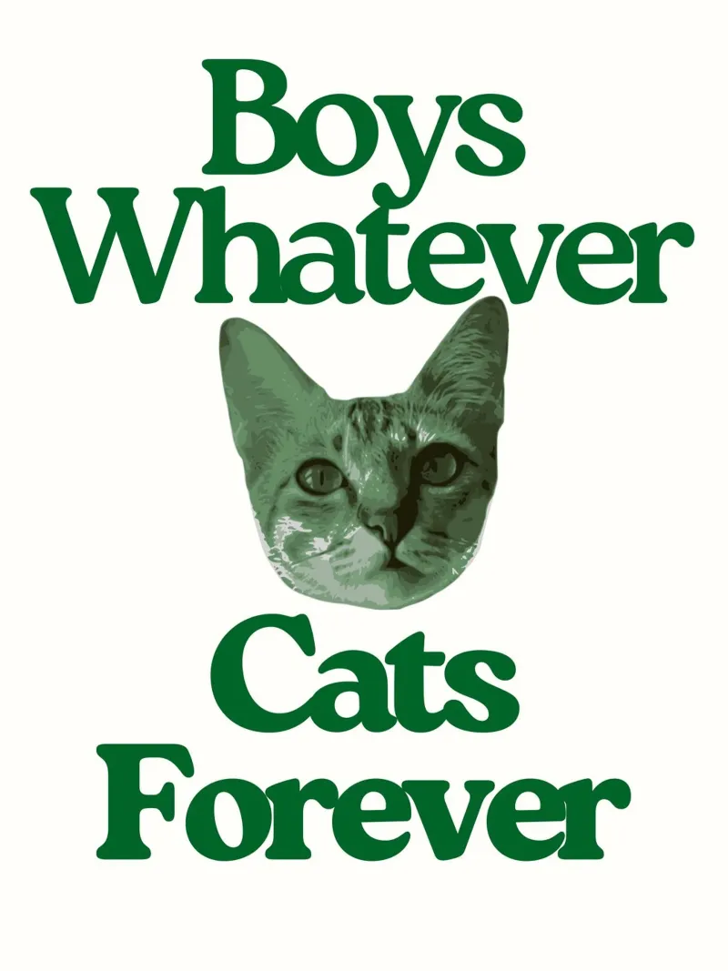Boys Whatever Cats Forever hahnemühle by Lotta Cat Design